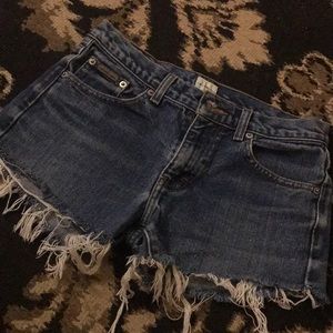 EUC Calvin Klein Sz 1 high waisted denim shorts